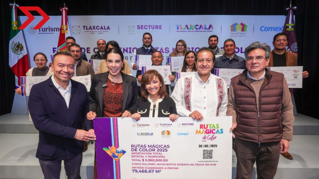 Firman convenio para promover el turismo con intervención de espacios públicos SECTUR impulsa un convenio para fomentar el turismo en 14 municipios mediante arte, cultura y deporte en espacios públicos rehabilitados.