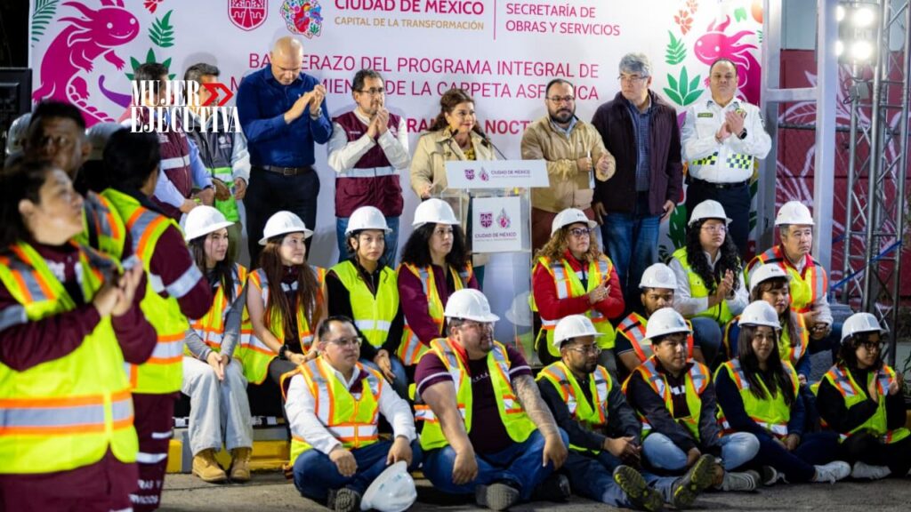 Gobierno de la Ciudad de México pone en marcha Programa Integral de Bacheo Nocturno Programa Movilidad