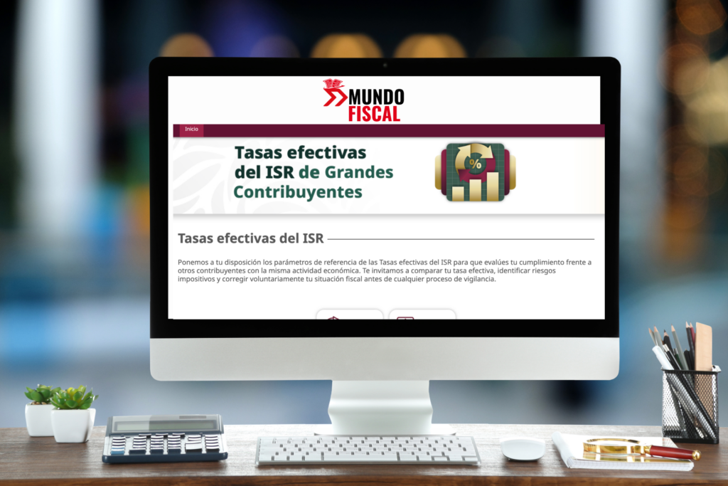 SAT publica nuevas tasas efectivas de ISR para grandes contribuyentes de 2022 y 2023